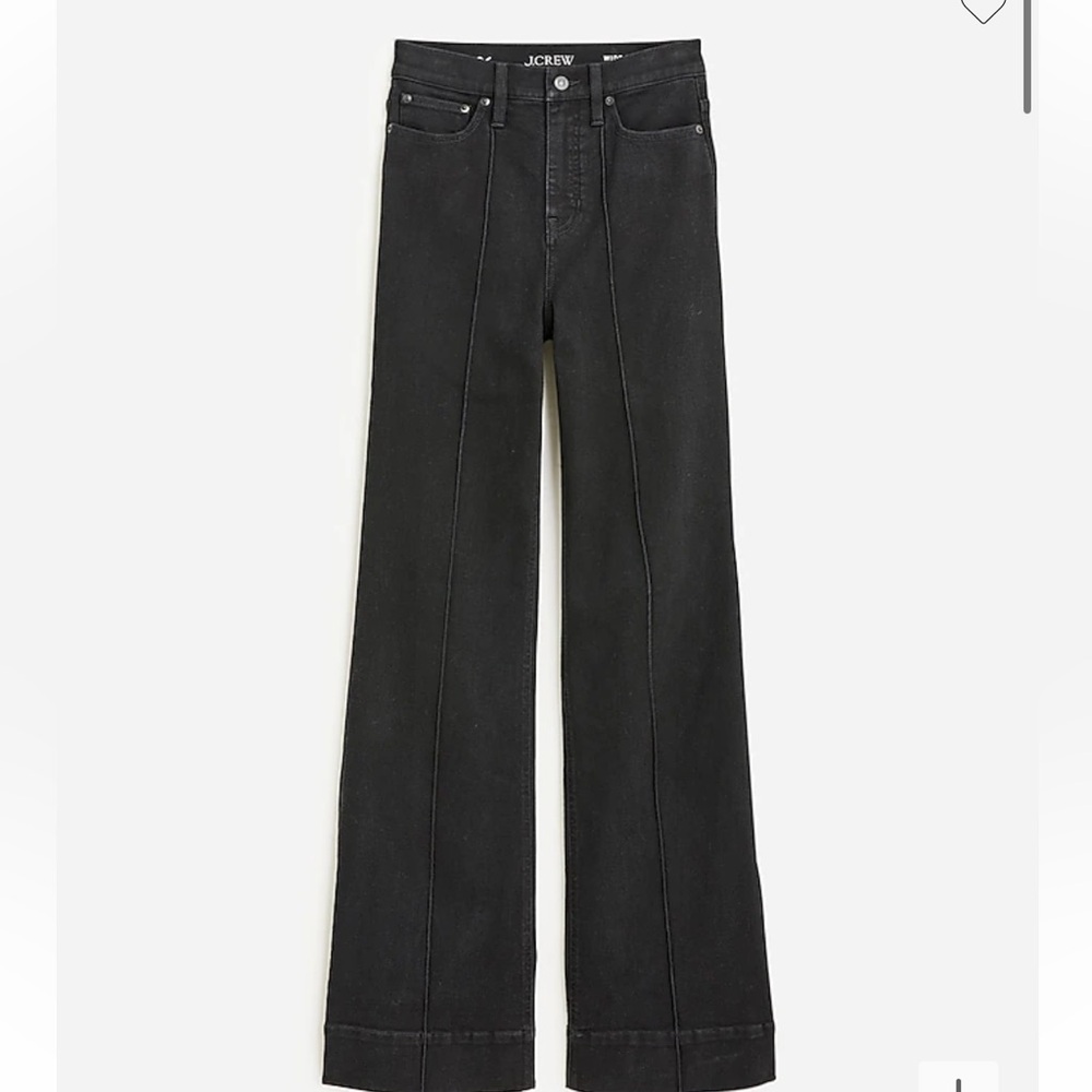 J Crew Pintuck denim trouser size: 33